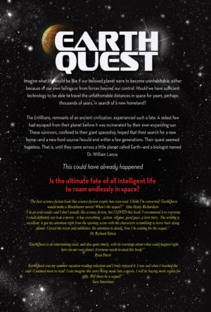 Earthquest back cover