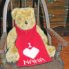 "NANA" baby bib says LOVE.